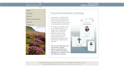 Desktop Screenshot of bereavementprinting.co.uk