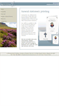 Mobile Screenshot of bereavementprinting.co.uk